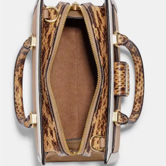 NEW WITH TAGS Grace Carryall In Colorblock Gold/Taupe Multi Below $528 Retail - Picture 2 of 7